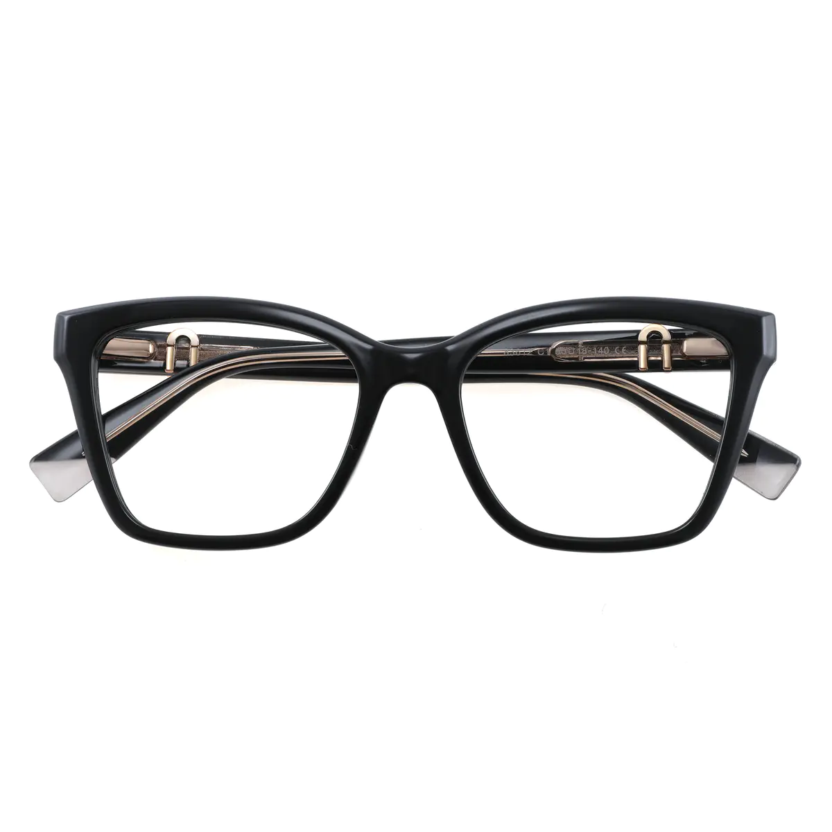 Square Black Eyeglasses
