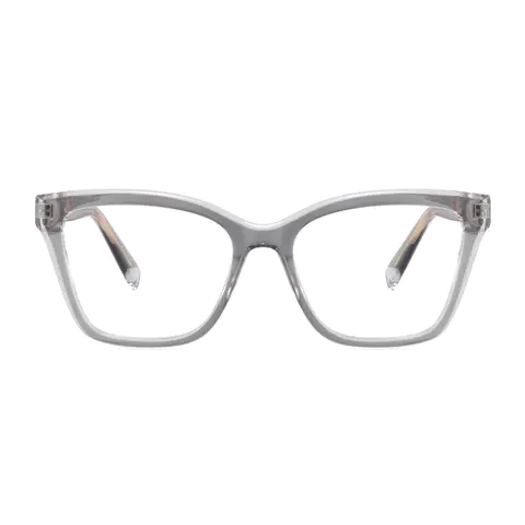 Square Grey Eyeglasses
