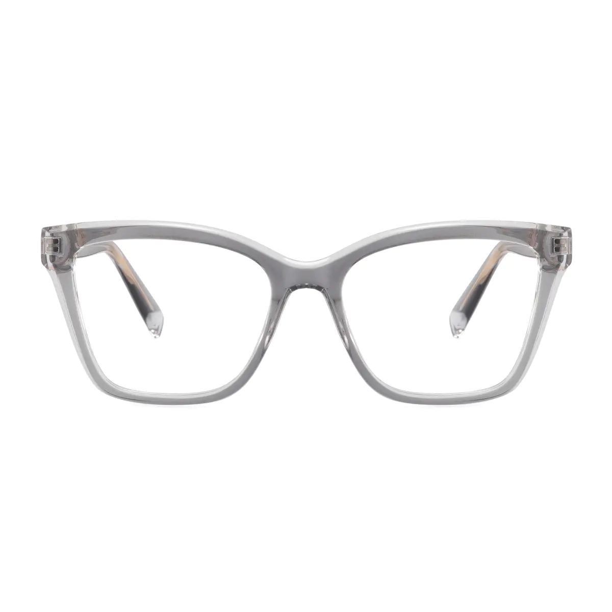 Square Grey Eyeglasses