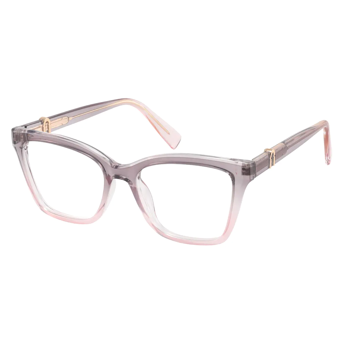 Square Gradient Gray Eyeglasses