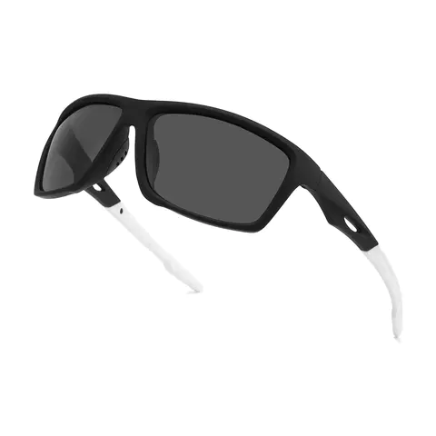 Rectangle Black/White Sunglasses