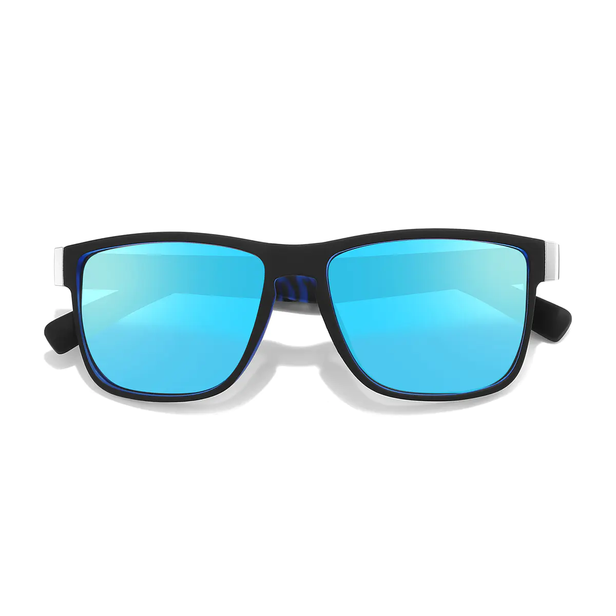 Square Black/Blue Sunglasses