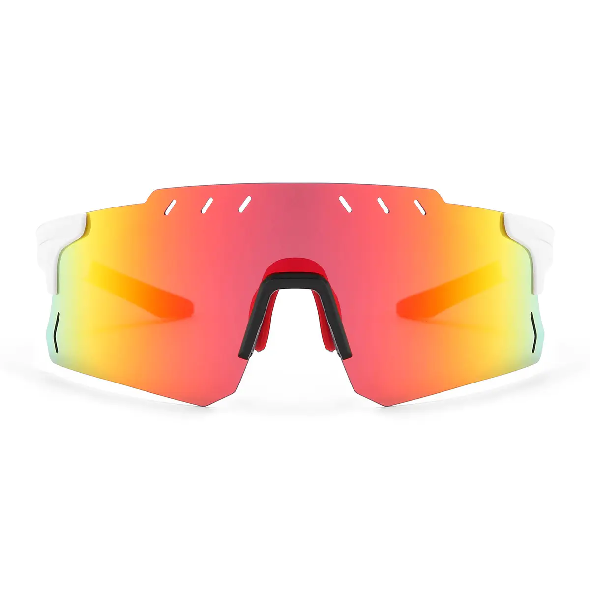 Geometric White Sunglasses