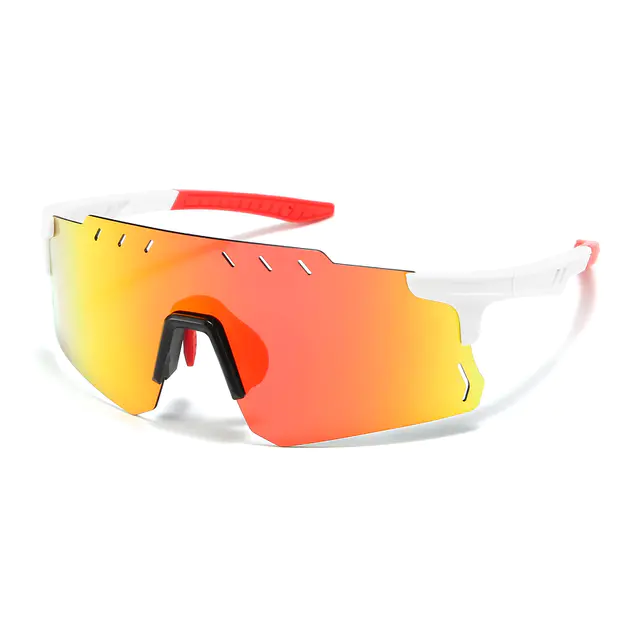 Geometric White Sunglasses