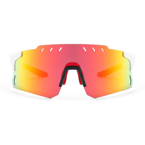 Geometric White Sunglasses
