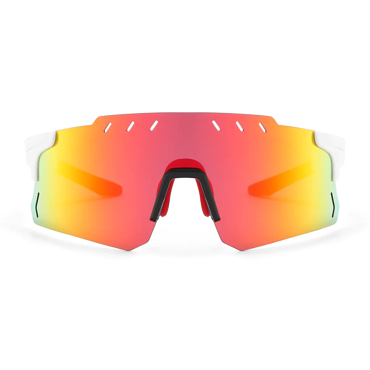 Geometric White Sunglasses