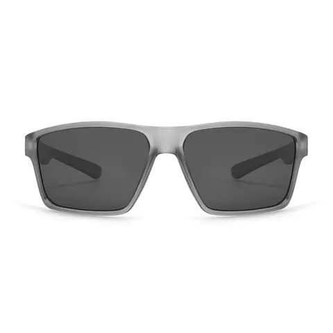 Rectangle Transparent Gray Sunglasses