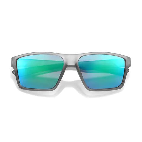 Rectangle Transparent Gray Sunglasses