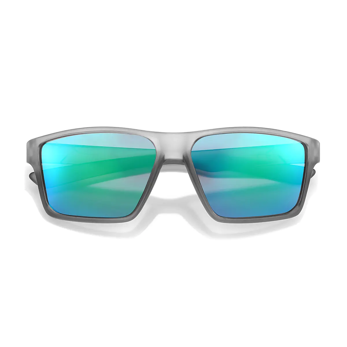 Rectangle Transparent Gray Sunglasses