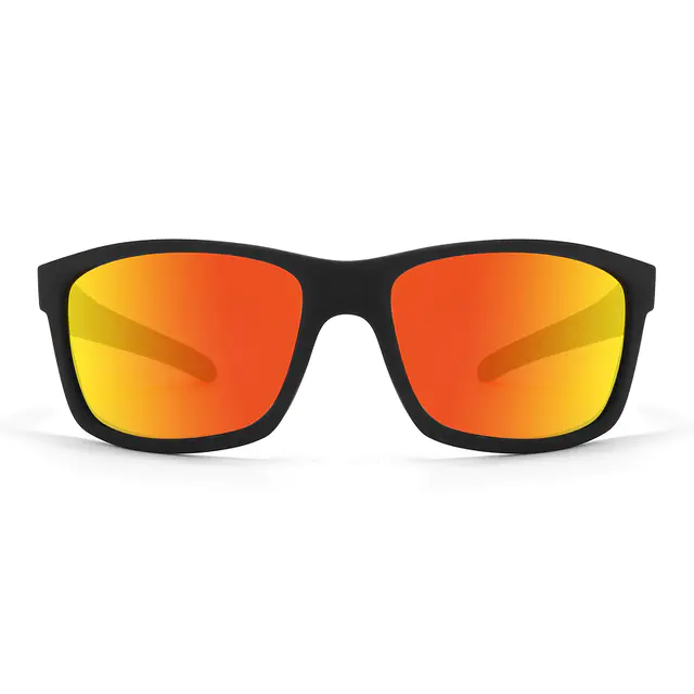 Rectangle Red/Black Sunglasses