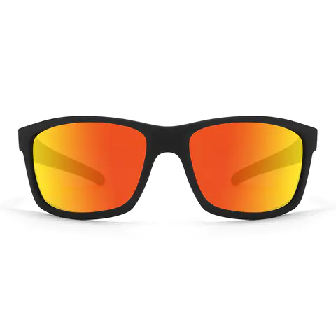 Rectangle Red/Black Sunglasses