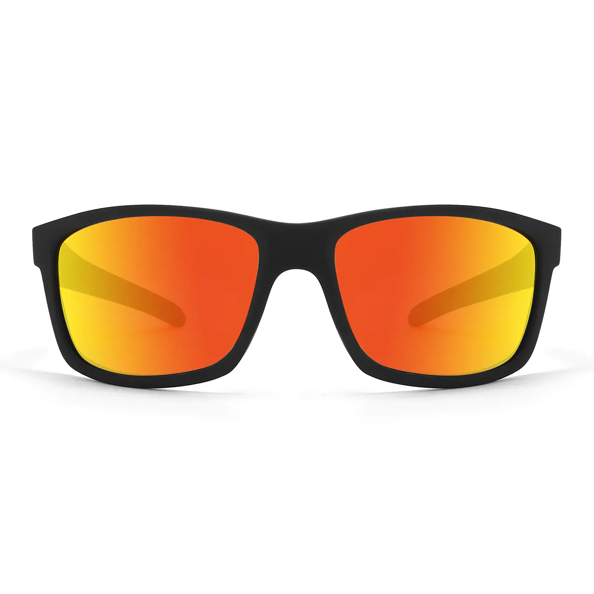 Rectangle Red/Black Sunglasses