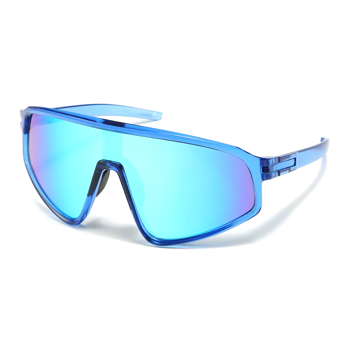 Geometric Blue Sunglasses