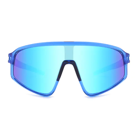 Geometric Blue Sunglasses