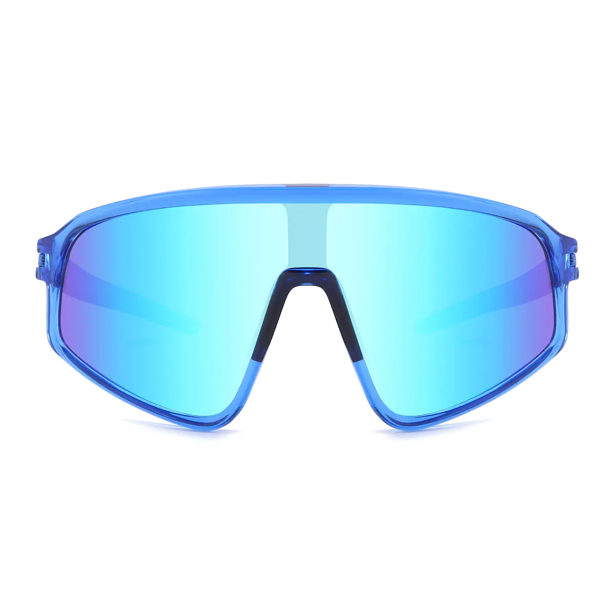 Geometric Blue Sunglasses