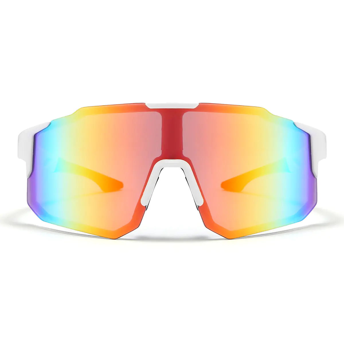 Geometric White Sunglasses