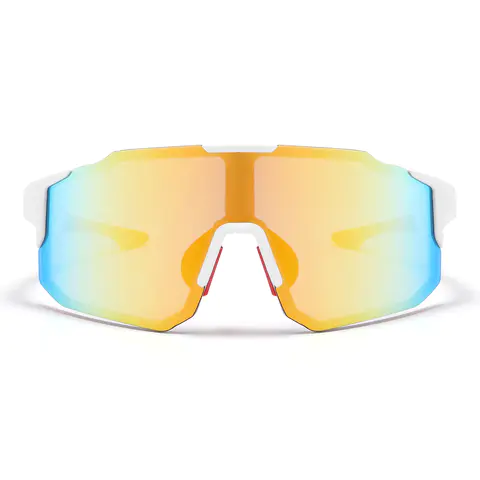 Geometric White Sunglasses
