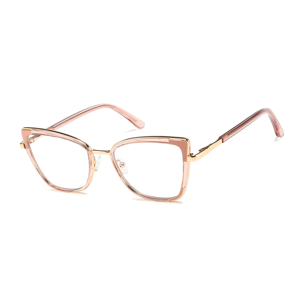Rectangle Rose Gold Eyeglasses