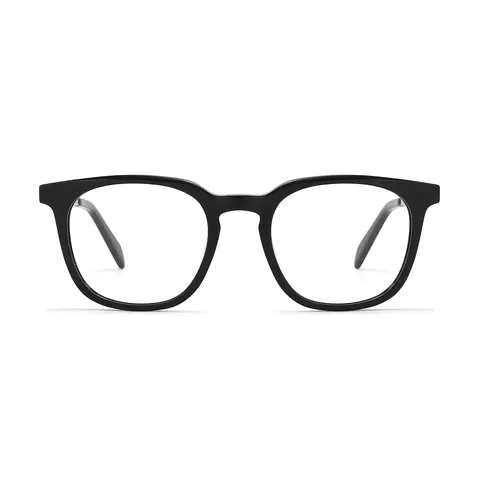 Round Black Eyeglasses