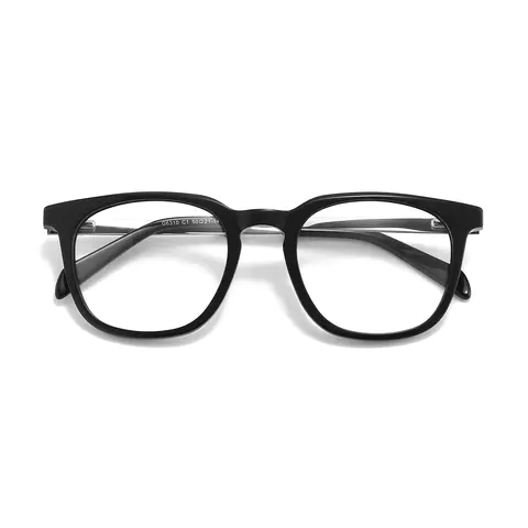 Round Black Eyeglasses