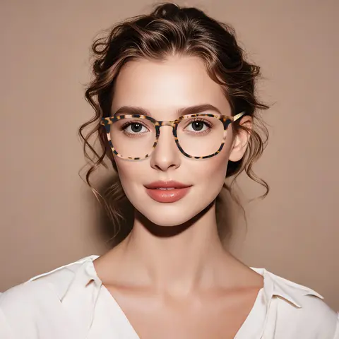 Round Black Eyeglasses