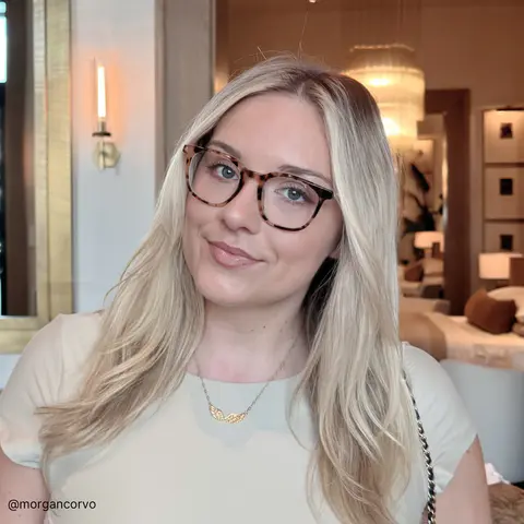 Round Lemon Tortoiseshell Eyeglasses