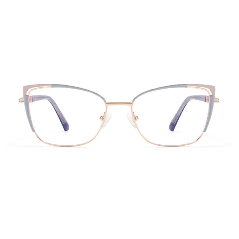 Rectangle Gold Blue