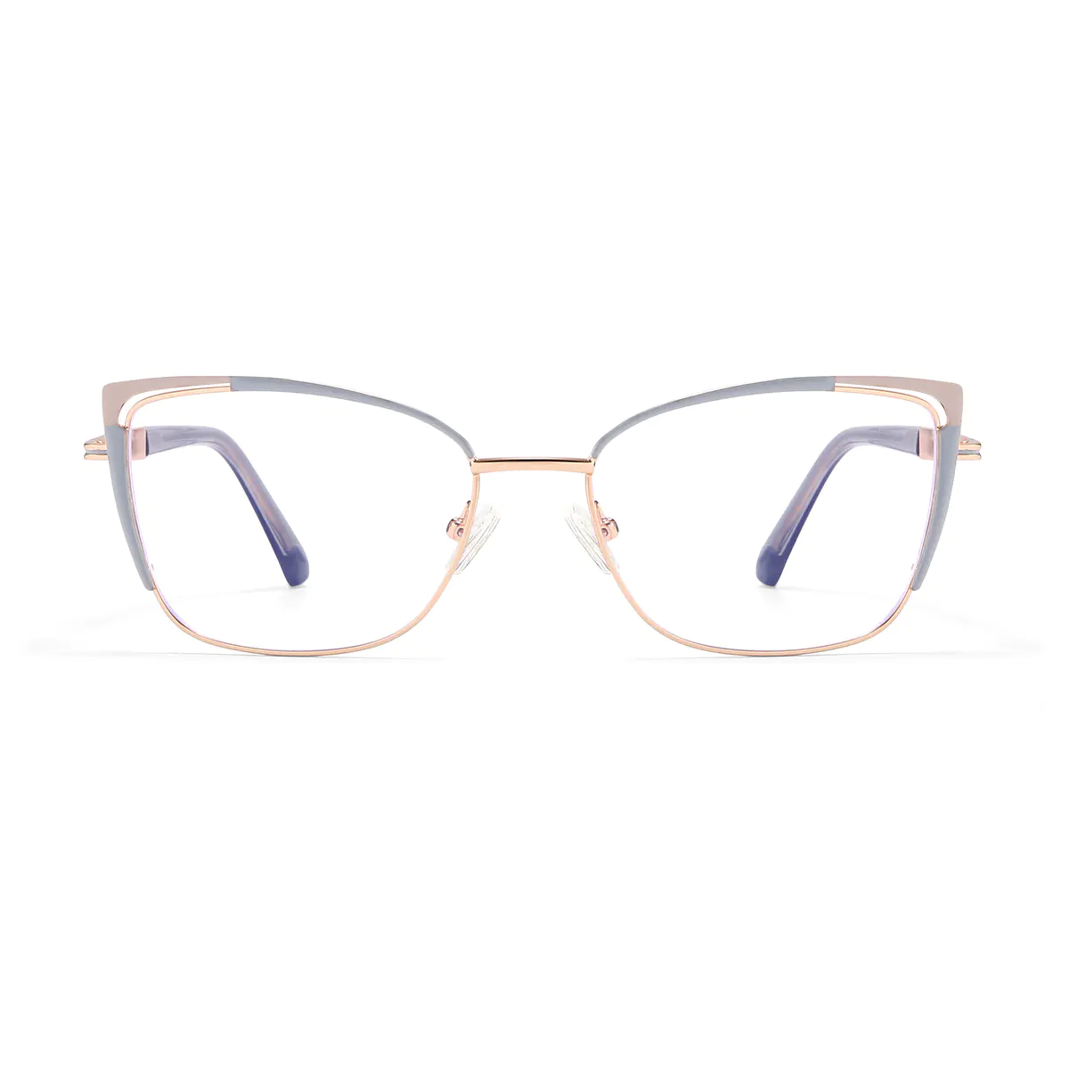 Rectangle Gold Blue