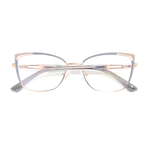 Rectangle Gold Blue