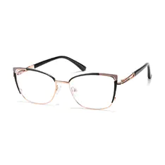 Cat-eye Black/Gold Eyeglasses