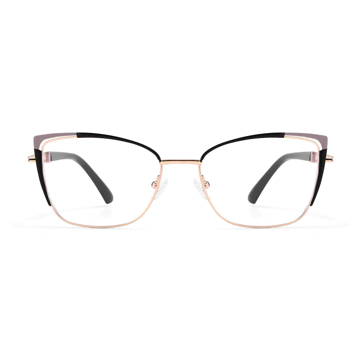 Cat-eye Black/Gold Eyeglasses