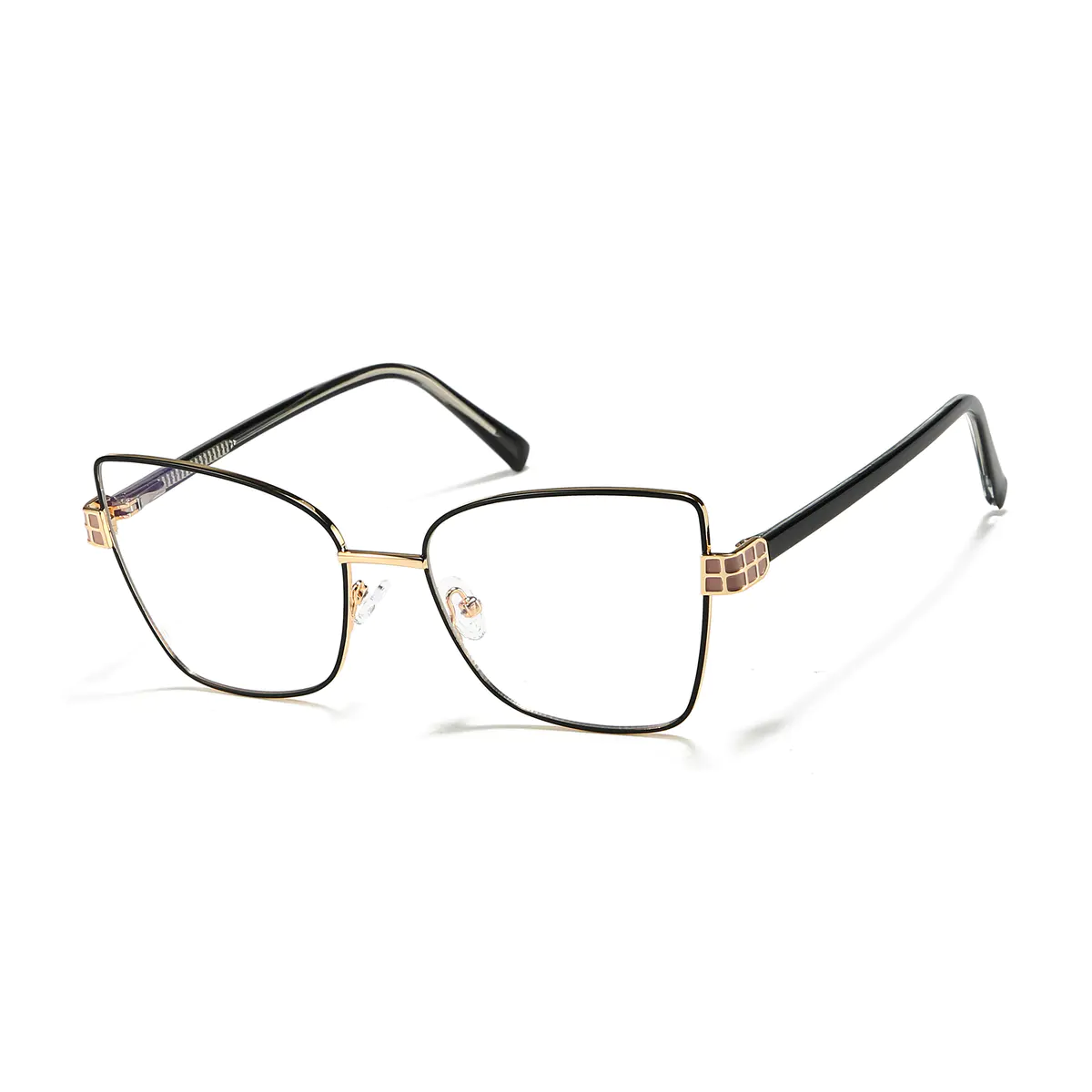 Square Black Eyeglasses