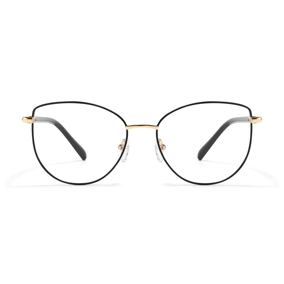 Oval Black Eyeglasses