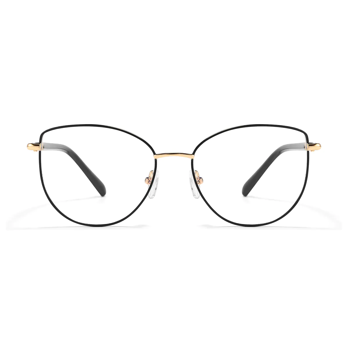 Oval Black Eyeglasses