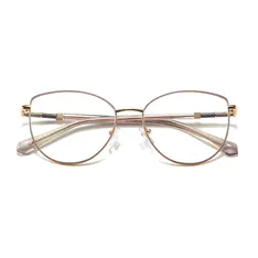 Oval Gray Eyeglasses