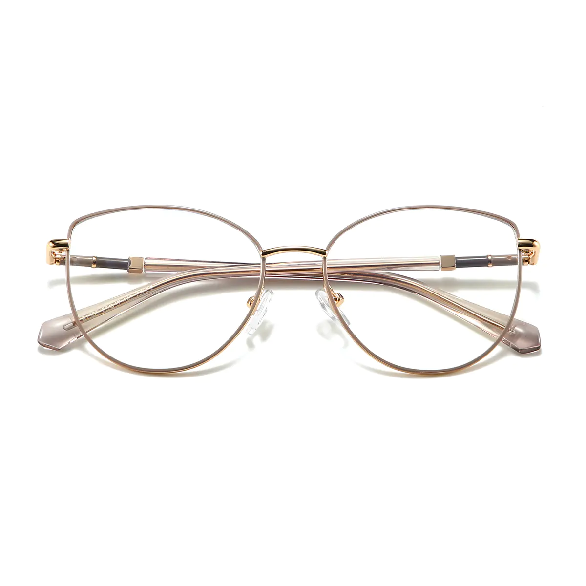 Oval Grey Eyeglasses