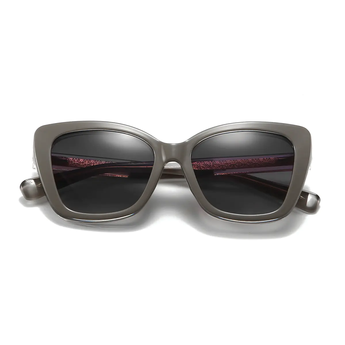 Cat-eye Grey Eyeglasses