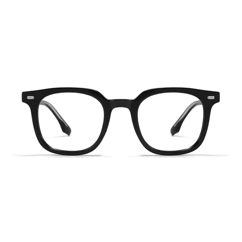 Square Black Eyeglasses