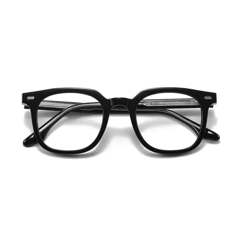 Square Black Eyeglasses
