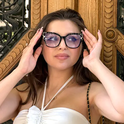 Cat-eye Black Eyeglasses