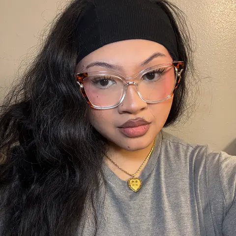 Cat-eye Tortoiseshell/Clear Eyeglasses