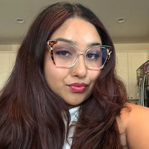 Cat-eye Tortoiseshell/Clear Eyeglasses