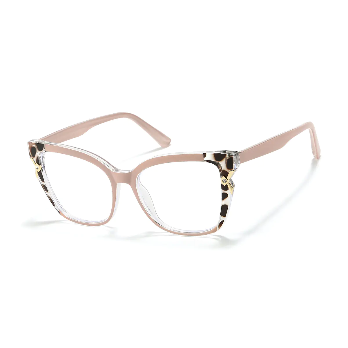 Cat-eye Tortoiseshell/Pink Eyeglasses