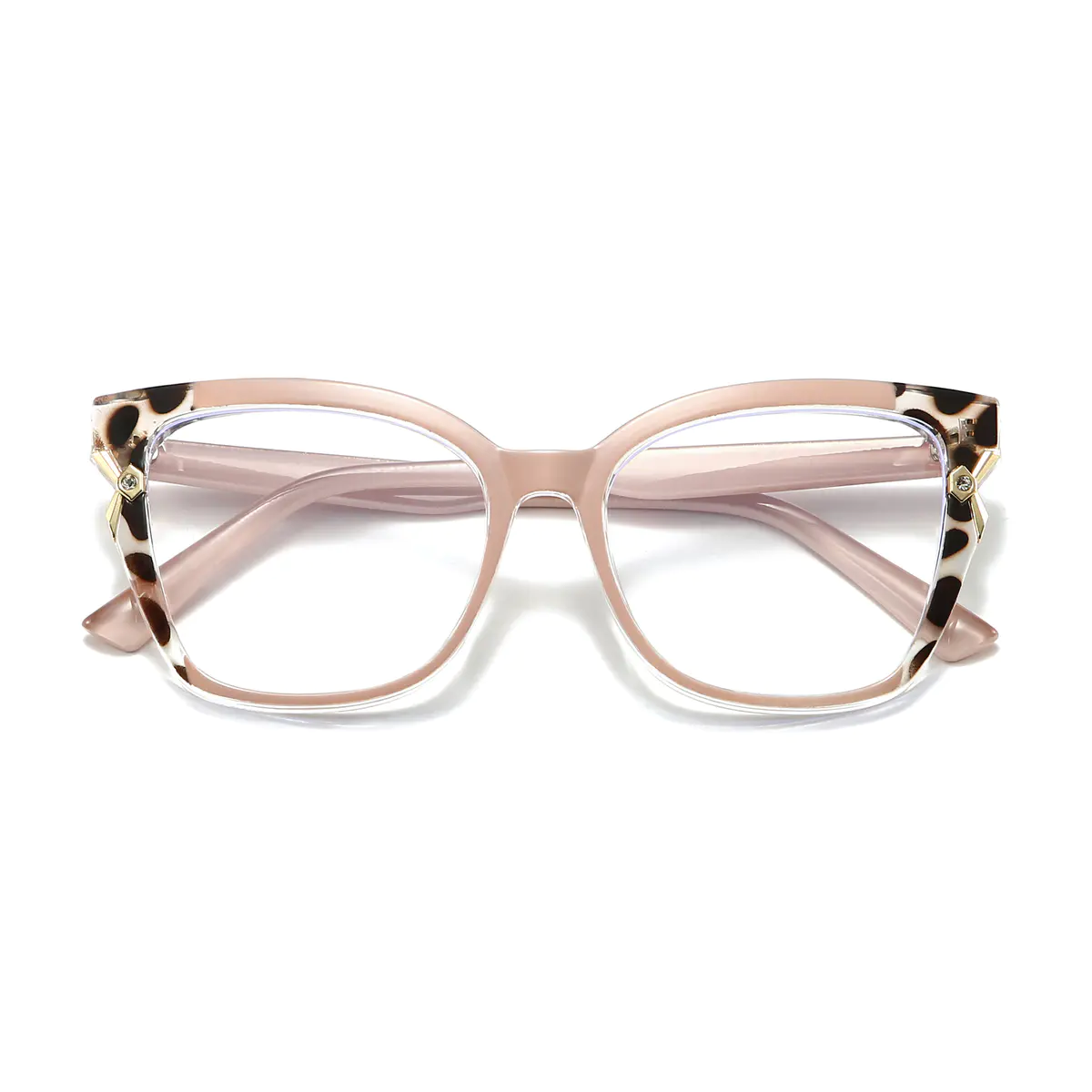 Cat-eye Tortoiseshell/Pink Eyeglasses