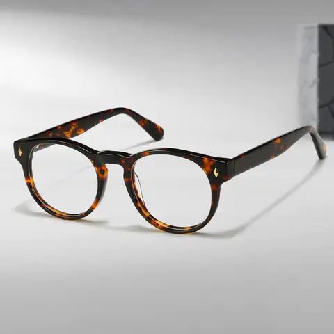 Round Tortoiseshell Eyeglasses