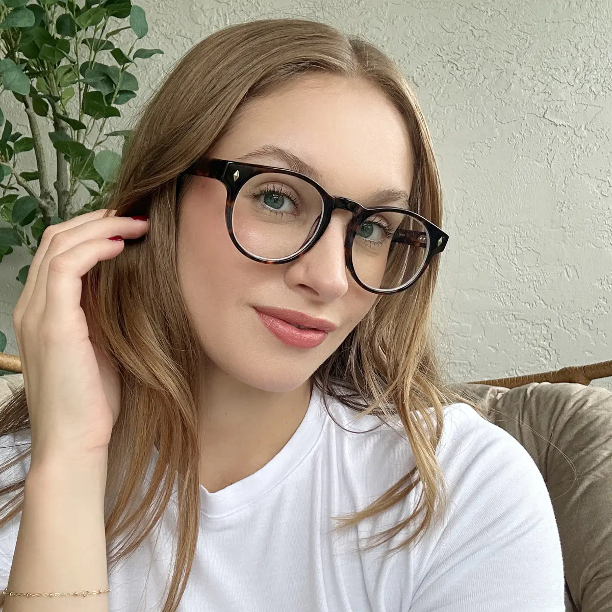 Round Tortoiseshell Eyeglasses