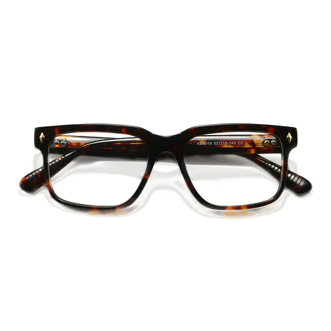 Square Tortoiseshell Eyeglasses