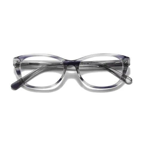 Oval Tortoiseshell Purple