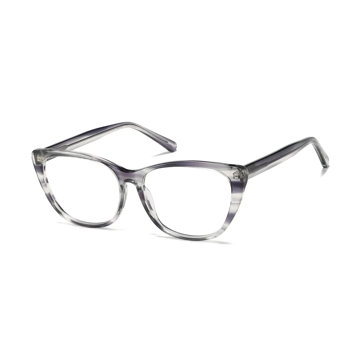 Oval Tortoiseshell Purple
