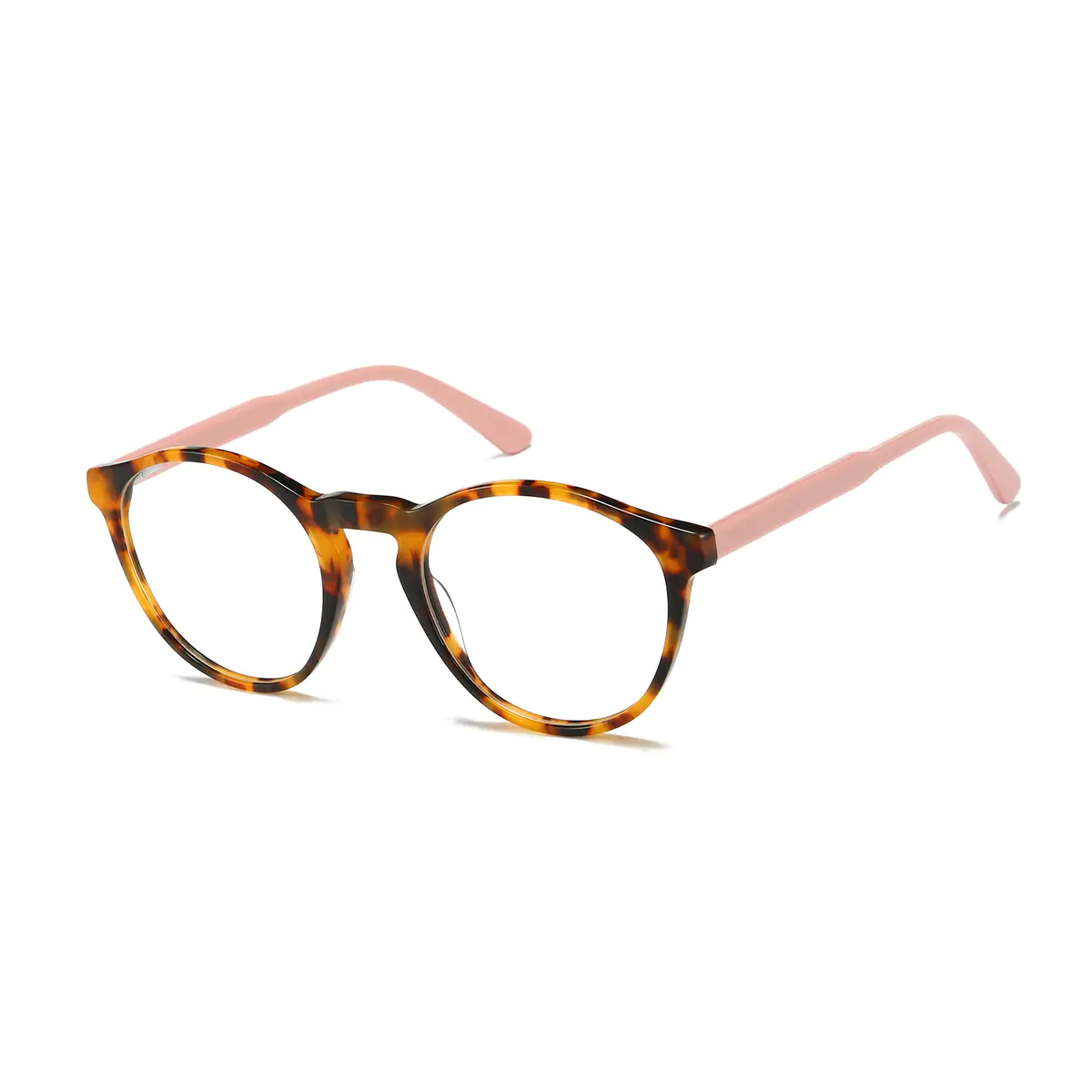 Oval Tortoiseshell Pink